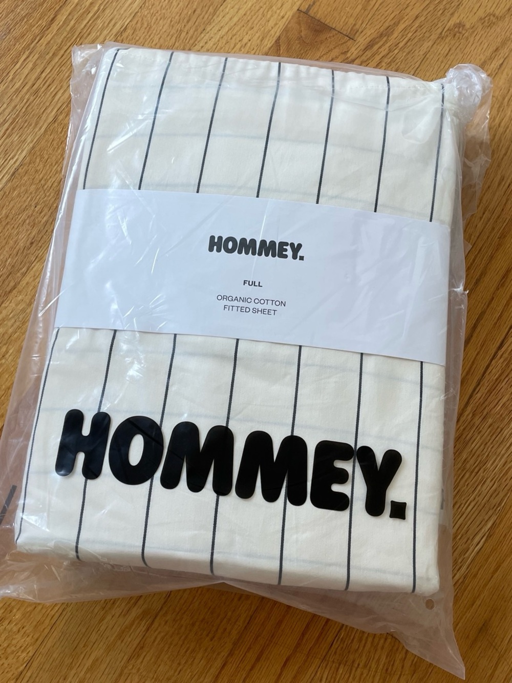 Hommey fitted sheet in snow